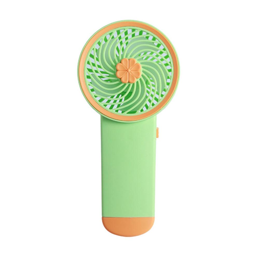 Portable Handheld Fan AM3 Battery Operated Quiet Cooling for Travel Office Camping Green
