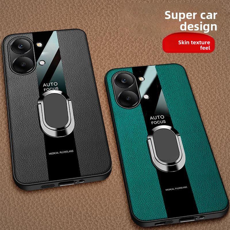 Für POCO X8 Pro/X8 Pro Max Hülle Supercar Design Lederstrukturierter Magnetring PC Anti-Fall Abdeckung für XiaoMi PocoX8 Pro Max Hülle