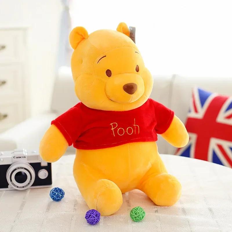 25-45Cm Winnie The Pooh Plush Toys Soft Stuffed Kawaii Anime Elf Doll Cartoon Pooh Bear Plush Doll Birthday Gift For Boys