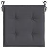 Garden Chair Cushions 6 Pcs Anthracite 50 X 50 X 3 Cm Oxford Fabric