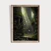 Magic Wizard School Poster Owl Library Castle Canvas Printing Oil Painting Wall Art for Home Room Decoration Hanging Painting