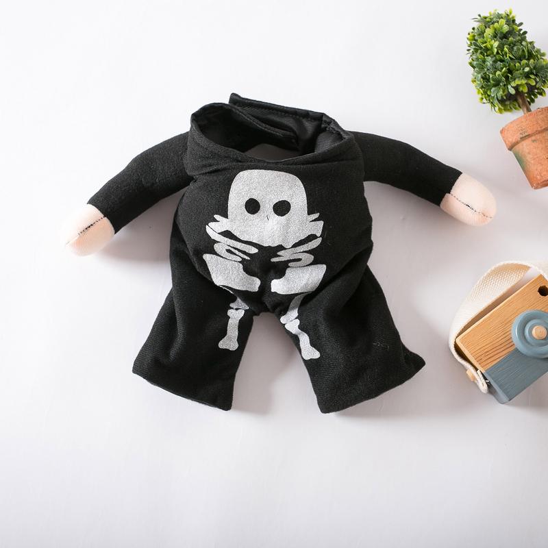 Halloween Costumes For Dogs Glow In The Dark Skull Spooky Costume Dog Clothes Pet Clothes Novelty Funny Halloween Pet Costumes