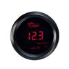 2 Inch/52 Mm Car Voltmeter Digital Blue/Red Led 12-24V Gauge Black Car Digital LED Display Voltage Gauge Voltmeter Round Panel