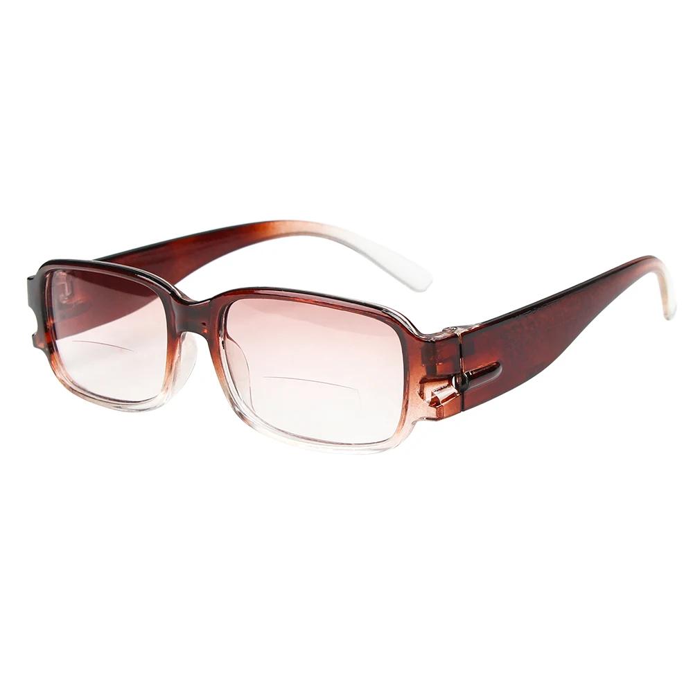 

1PC Compact Design Near-far Dual-use Reading Glasses Sturdy Lightweight Design Resin Frame Presbyopic Eyeglasses Fashionable Unisex Read Eyewear 4