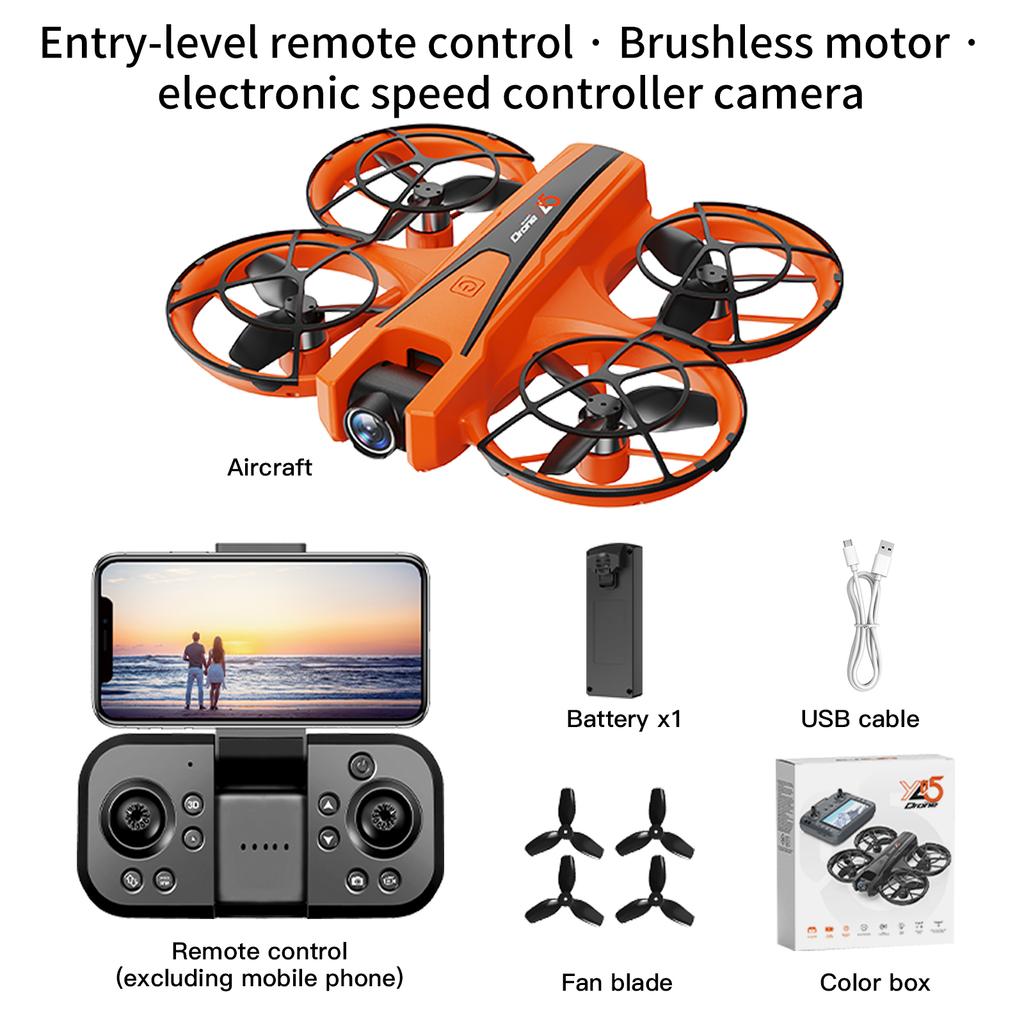 YL05 Drone 8K HD Camera Screen Remote Control Brushless RC Helicopter 360° Flip Quadcopter Dron RC Toys Gift For Kid Boy