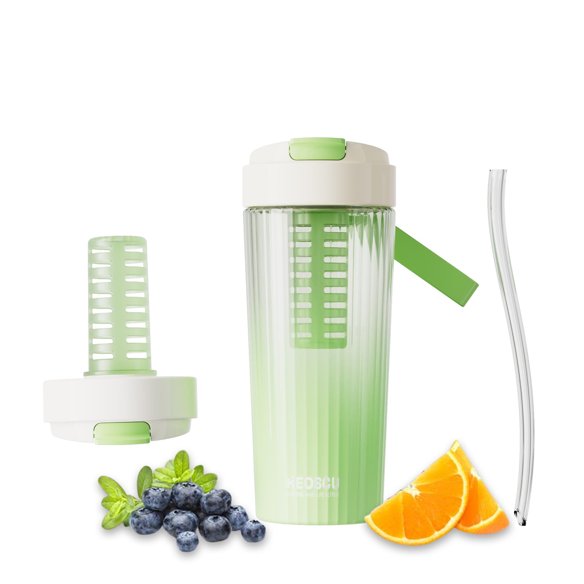 

Fruit Infuser Sports Water Bottle, Lemon Juice Bottle, Portable Camping Travel Bottles, BPA Free Drinking Bottles