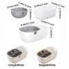 Drainable Double-Layer Fruit Drain Basket Thickened Dried Fruit Box Snack Storage Box  Kitchen