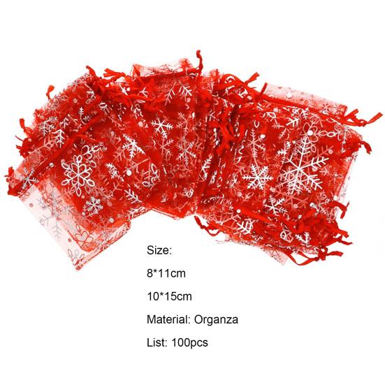 Pungi cadou Decorative rezistente la rupere din organza Festive Party Goodie Bag pentru festivaluri