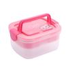 Portable Microwave-Ready Bento Box with Compartments for Students - Fresh-Keeping Salad & Snack Container