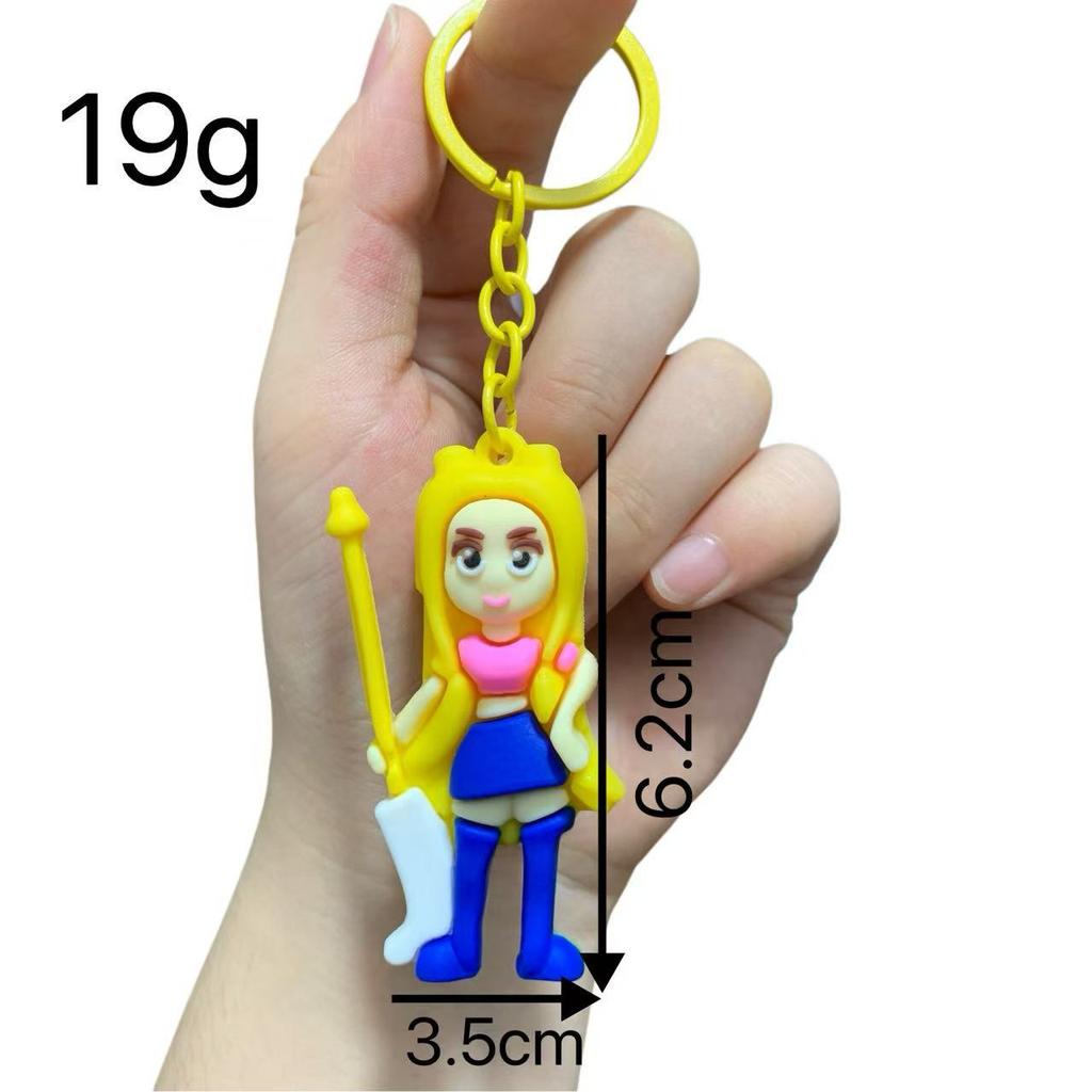 Doll Car Keychain Bag Pendant PVC Soft Rubber Tide Play Small Gift