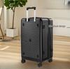 20" Multifunctional PC Suitcase with Front Opening, Universal Wheels, Anti-Theft Lock, and Anti-Fall Design for Leisure Travel.