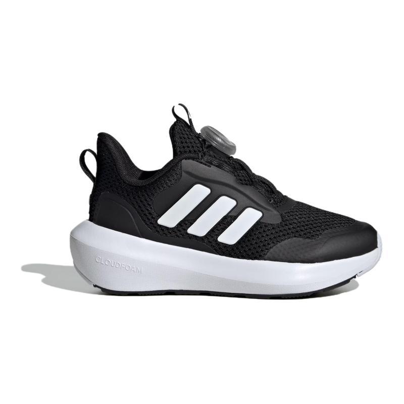 adidas FORTARUN 3.0 Abrasion Resistant Low Top Kids Lifestyle Shoes Black White Kids' Sneakers IF4126