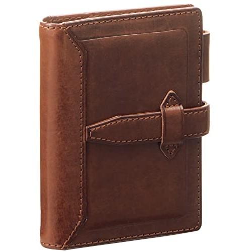 Reimei Fujii System Notebook Da Vinci Loloma Classic Mini 5 Dark Brown DPM3034E