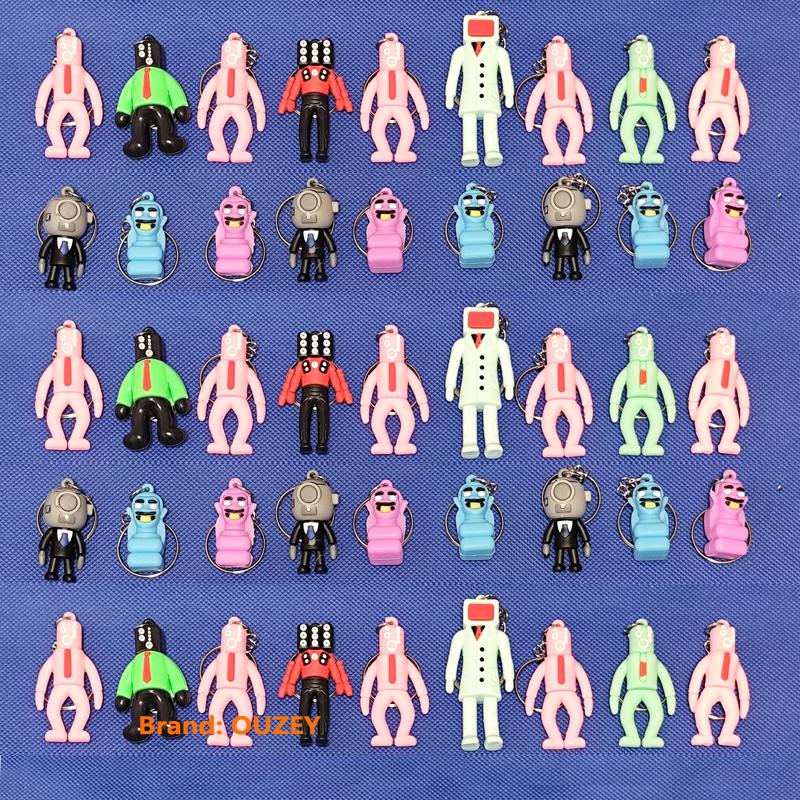 Skibidi Toilet Figurines Blind Box SetAction Figures Toys Game Character Card Model Kawaii Anime Collection Dolls Kids Gifts