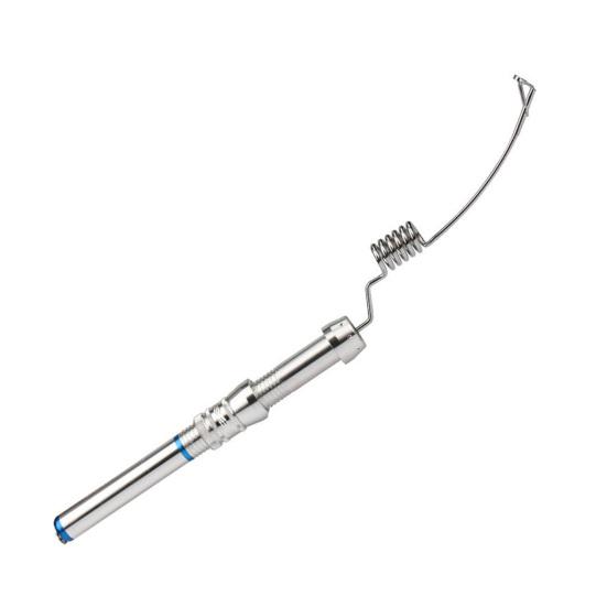 

Mini Portable Stainless Steel Lightweight Fishing Sea Boat Rod Ocean Pole Tackle 38cm серебряный