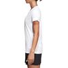 Adidas Quick-Dry Breathable Running Training T-Shirt Women Tops White DW6887