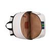Coach West 32 Striped Design Leather Backpack Large Men Backpack Chalk-White Mixed-Colors CBI37-QBCAH