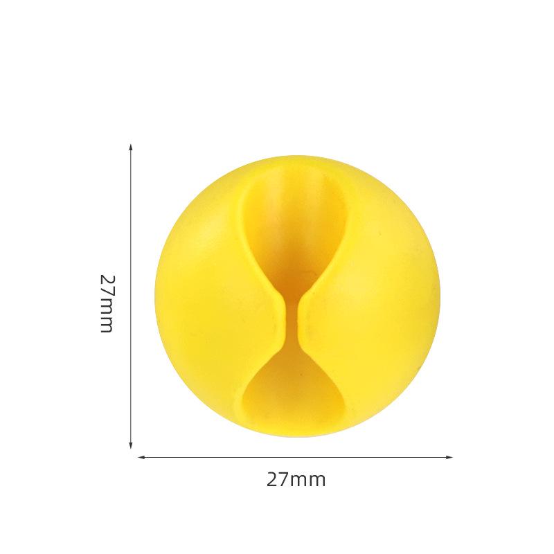 Multi-Hole Self-Adhesive Cable Organizer and Power Cord Holder