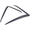 Front Fog Light Trim Cover for Tesla Model Y Juniper Eyebrow Spoiler Accessories Fog Lamp Frame Blade Trim Compatible with 2025 2026 Model Y Juniper