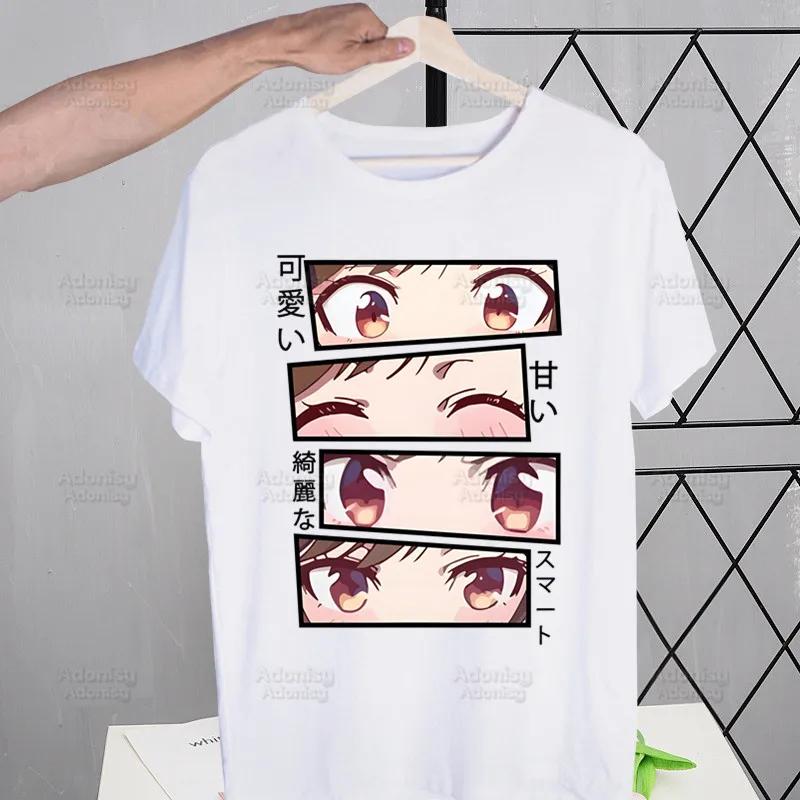 Rent A Girlfriend Chizuru Mizuhara T-shirts Funny Hip Hop Summer Women  Men Tshirts Streetwear Ulzzang Harajuku T-Shirt Shirt