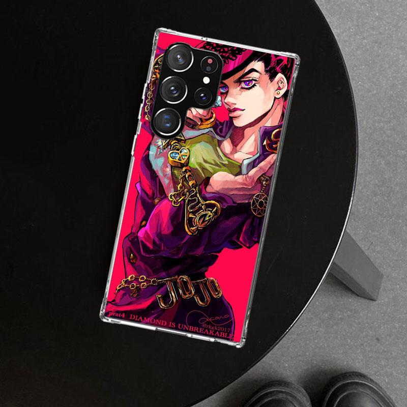 JoJo Adventure Higashikata Josuke Phone Case Cover for Samsung Galaxy S26 S25 Edge S24 S23 Ultra S22 Plus S21 FE S20 + Art Custo
