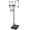 Tragbarer Basketballkorb, höhenverstellbar von 170 -- 213 cm, mit Rädern, geeignet für den Innen-/Außenbereich, für Jugendliche/Erwachsene.