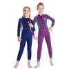 Kids 2.5mm Neoprene Wetsuit Full Suit Front Zip Warm Winter Swimming Dive Surfing Girls