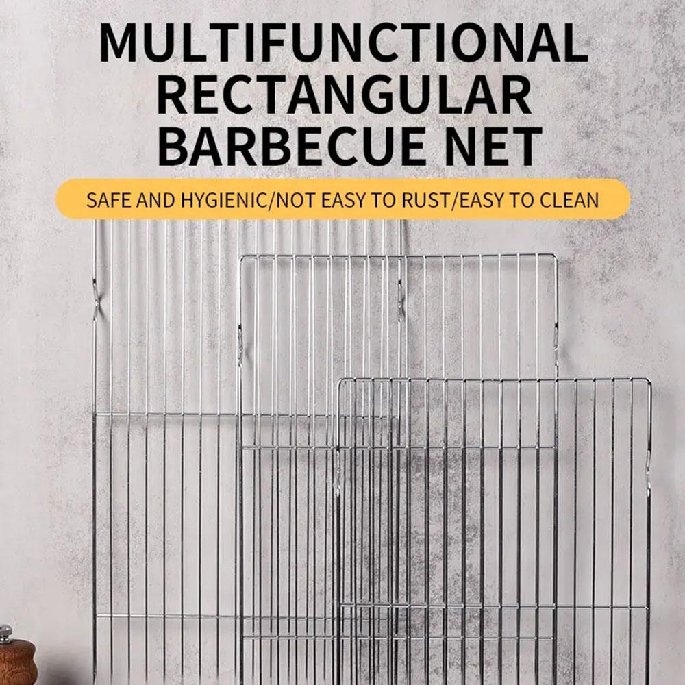Rechteckige Außengrills, abwaschbarer Grill, Grillständer, Picknick-Grill