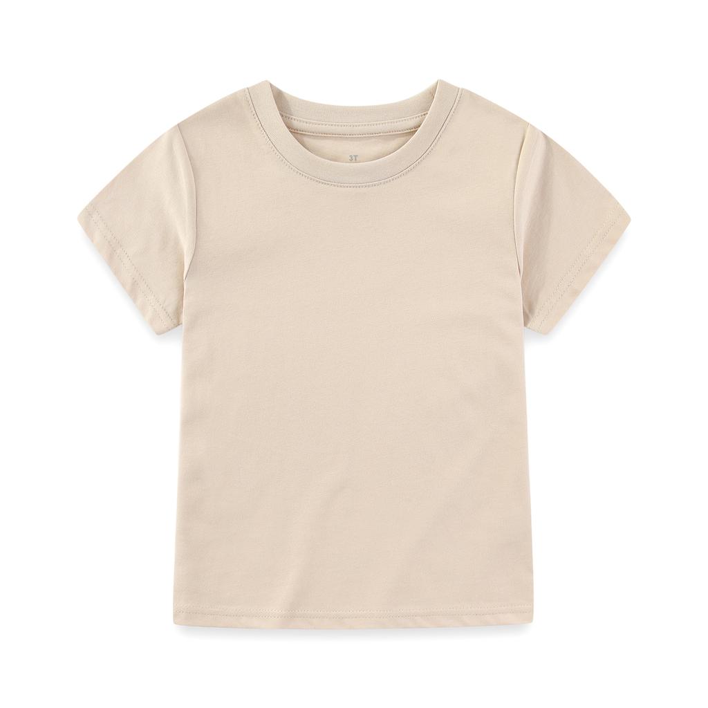 KIDDIEZOOM Modisches und bequemes kurzärmeliges T-Shirt für Säuglinge und Kleinkinder, Jungen und Mädchen, 100 % reine Baumwolle, weiche Neugeborenenkleidung