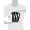 Electric Kettle 1.2L Justin Plus Cacao Black Water Boiler KO3408JP