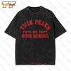 Twin Peaks High School Phys Ed Dept As Worn Lynch Tv Vintage Oversized T-Shirt BMU3