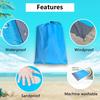 Portable Sandproof Beach Mat Beach Blanket Waterproof Quick Drying Lightweight Picnic Mat for Travel Camping Hiking