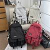 Schoolbag Schoolbag Large Capacity Trendy Cool Couple Casual Backpack Korean Ins College Style Flip Cover Junior High School Student Backpack