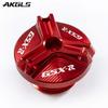 For Suzuki GSXR GSX-R 600 750 1000 1000 R/X Gsx-r1000 Accessories Front Brake Fluid Cap and Engine Oil Filler Cap Protection