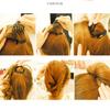 1/2/4pcs Fluffy Hair Comb Simple Ponytail Hair Clips Ponytail Heightener Girls Hair Styling Tools Elegant Hair Clip Accessory