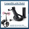 48V Throttle Display Accelerator Grip Replacement for Jetson Haze Folding EBike for DYU Y16 Electric Bicycle, with Cruise Control Function Key and