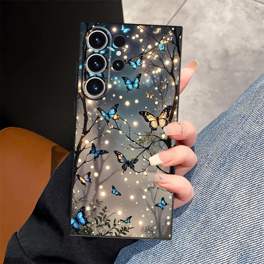 Dream Butterfly Case for Samsung Galaxy S26 Ultra S20 Ultra Note 20 8 9 10 S23 S24 S10 S9 S25 Plus S21 FE Funda Phone Cover