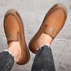 Herren Handgenähte Leder Slipper Loafer - Große Größe Freizeit Fahrerschuhe