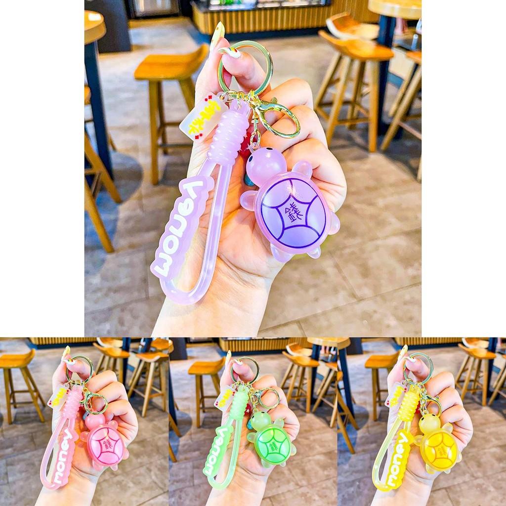 Turtle Cartoon Playful Keychain Adorable Key Accessory Perfect For Occasions Special