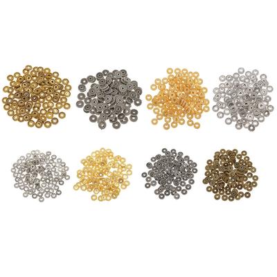100ks kovového kola ve tvaru slitiny distanční korálky nálezy Nástroje pro řemesla na výrobu šperků