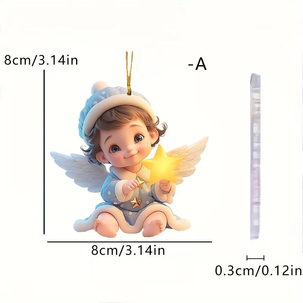 

Геометрическое ожерелье с подвеской из больших и маленьких квадратов One Size