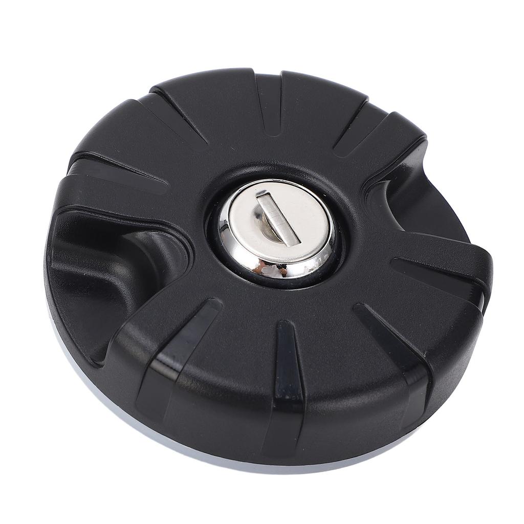 Round RV Water Inlet Cap UV Resistant Lockable RV Water Filler Cap with Seal Ring and Keys for RV Motorhome