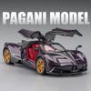 1/22 Pagani Huayra Dinastia Supercar Alloy Car Toy Car Metal Collection Model Car Sound and Light Toys for Children