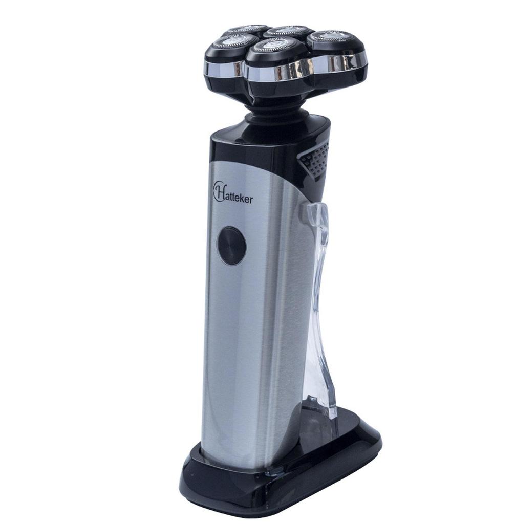 Hatteker Electric Razor for Men Waterproof Rechargeable Foaming Beard Shaver Technology & Easy-Replace Blades 360° Rotating Comfortable Skin Care
