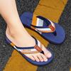 Mode Heißer Verkauf Mode Blau Herren Flip Flops Atmungsaktive Flache Hausschuhe Lässige Herren Rutschfeste Strandschuhe Chanclas Para Hombre Bequem
