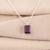 Natürlicher Amethyst Edelstein 925 Sterlingsilber Schmuck Damen Anhänger 0,69" Geschenk PP-58-1