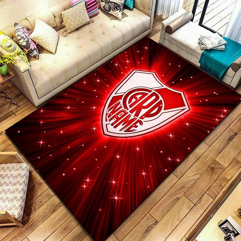 Dragon Crest Custom Name Carpet Rug For Living Room Bedroom Home Sofa Decoration Kids Play Nonslip Floor Mat