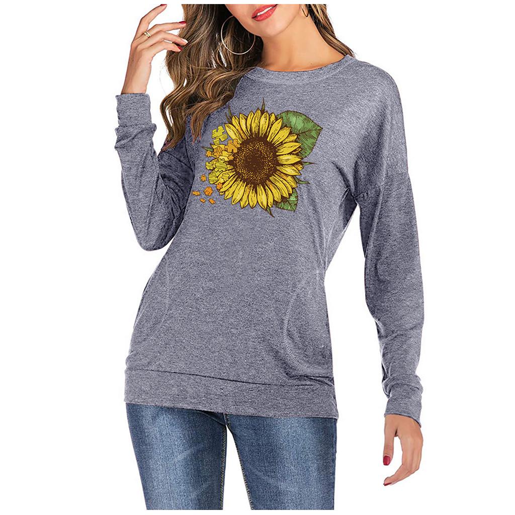 Sunflower Round Neck Dropped Shoulder Sweatshirt