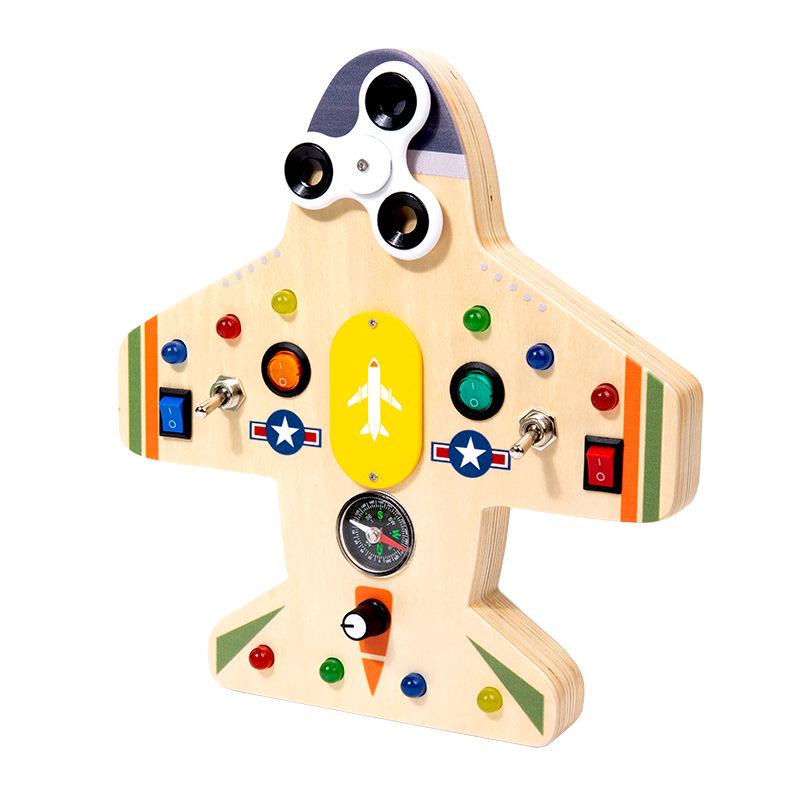 Creative Circuit LED Busy Board: Colorful Educational Toy for Children's Early Learning