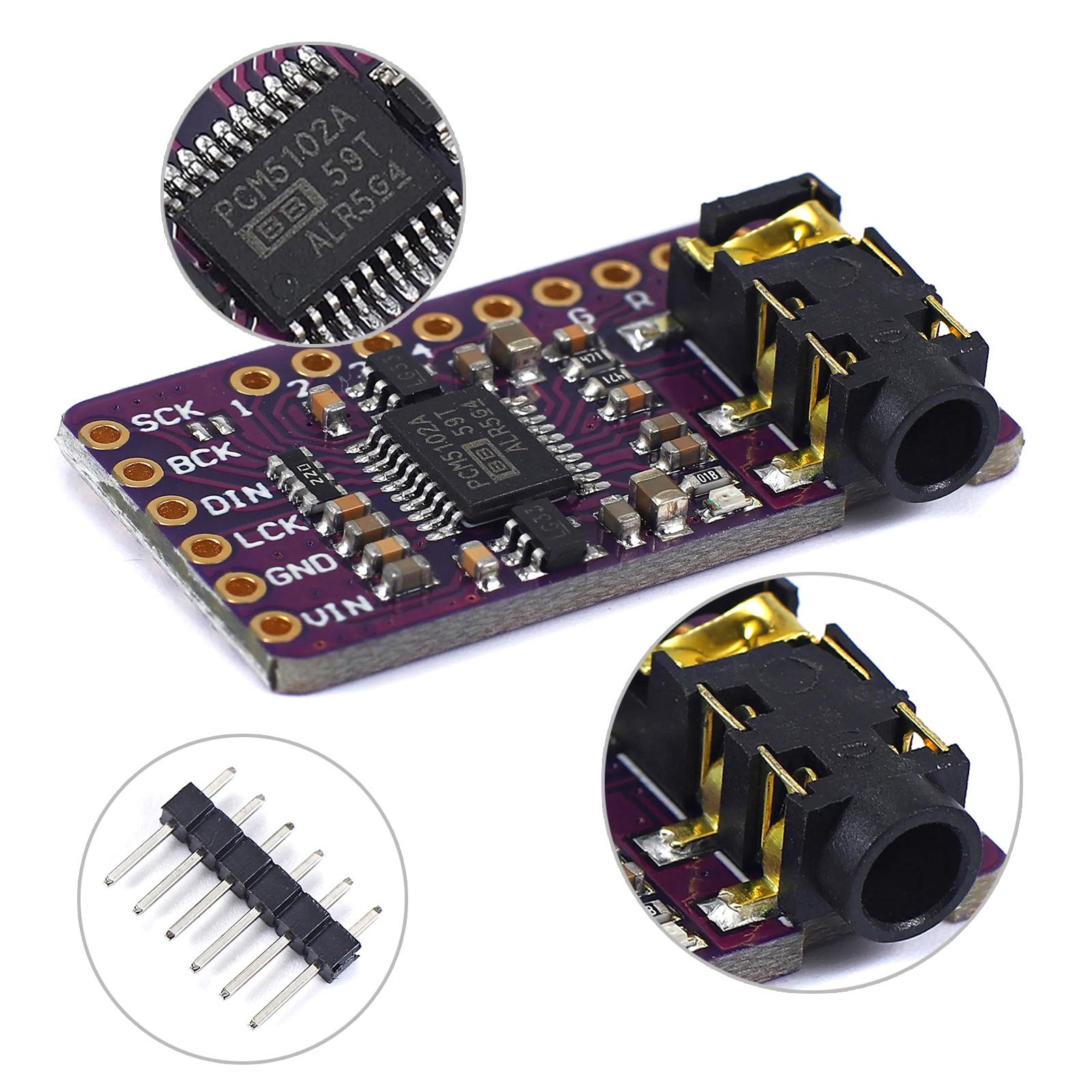 

PCM5102 DACDecoder I2S Player Module Чіткий та захопливий звук Цифрова аудіоплата із шумозаглушенням
